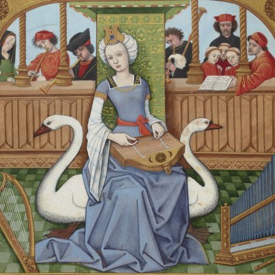 Allégorie de la musique (E. de Conty, Livre des échecs amoureux) - Testard