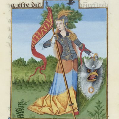 Minerve (E. de Conty, Livre des échecs amoureux) - Testard