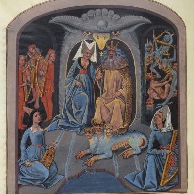 Pluton et Proserpine (E. de Conty, Livre des échecs amoureux) - Testard