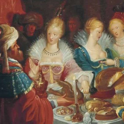 Le festin de Balthazar (coll. Jacques et Galila Hollander) - atelier de Francken