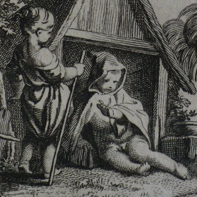 Putti moines (Décaméron 1757) - Gravelot