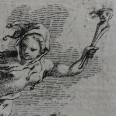 Putto jardinier arrosant (Décaméron 1757)
