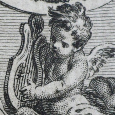 Putti musiciens (Décaméron 1757) - Gravelot