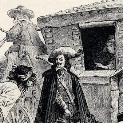 Milady à la portière (Les trois mousquetaires, 1894) - M. Leloir
