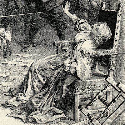 Mme Bonacieux évanouie (Les trois mousquetaires, 1894) - M. Leloir