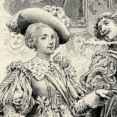 La Reine arbore les 12 ferrets (Les trois mousquetaires, 1894) - M. Leloir
