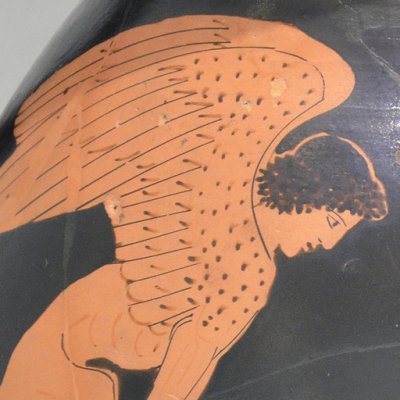 Œdipe et le sphinx (Pélikè attique à fig. rouges) - Peintre d’Achille