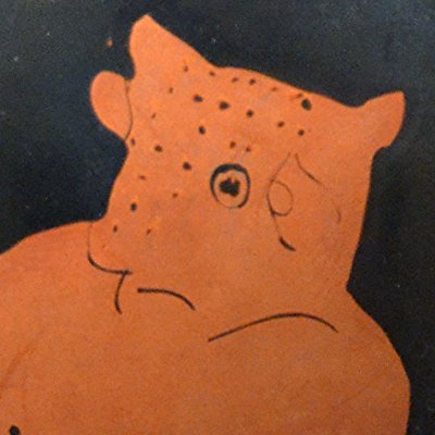 Thésée et le minotaure (Amphore attique à fig. rouges)