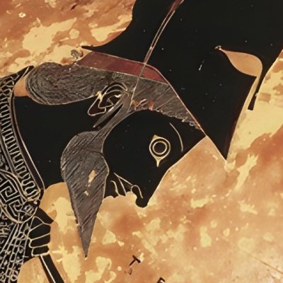 Ajax et Achille jouant au tric-trac (Amphore à fig. noires) - Exekias