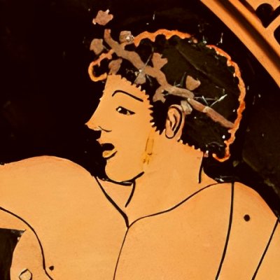 Jeune homme et danseuse au banquet - Peintre de Brygos
