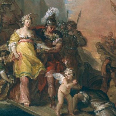 L’enlèvement d’Hélène - atelier de Fragonard ?