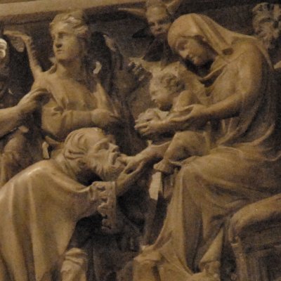 Adoration des Mages (Chaire de l’église St-André, Pistoia) - Giovanni Pisano