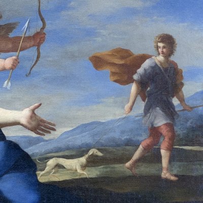Vénus et Adonis - Romanelli