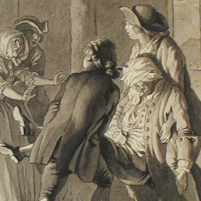L’Isle inconnue. Mort du Ch. des Gastines (Voyages imaginaires) - Marillier
