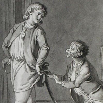  Voyage de Nicolas Klimius. Le sapajou (Voyages imaginaires) - Marillier