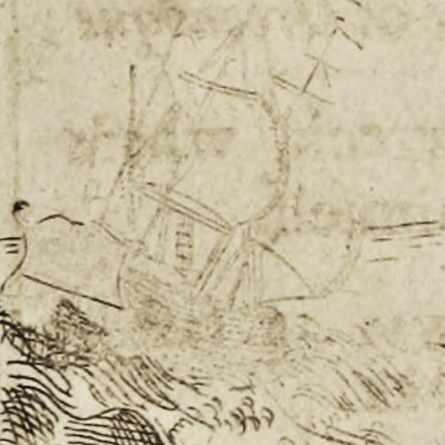 Robinson Crusoé (frontispice de l’édition originale de 1719) - Clark & Pine