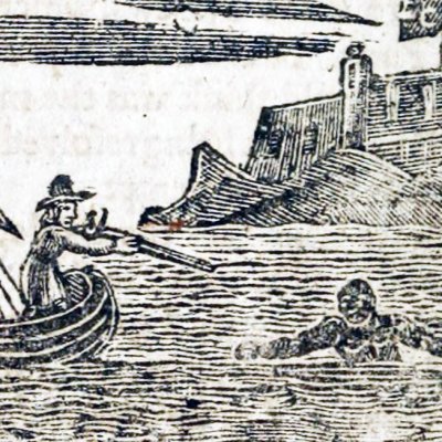 Fuite du Maroc en Guinée (Robinson Crusoe abrégé, Londres 1752)