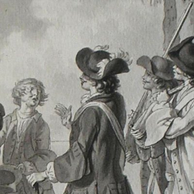Histoire des Sévarambes. Carchida (Dessins pour les Voyages imaginaires) - Marillier