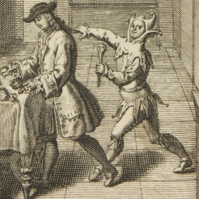 M. Oufle s’inquiète de la fidélité de sa femme (M. Oufle, 1710) - Crespy