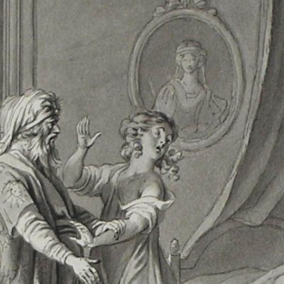 Gaudence de Lucques. Aménophile (Dess. pour les Voyages imaginaires) - Marillier