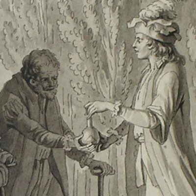 Termetis & Nixée (Dessins pour les Voyages imaginaires) - Marillier