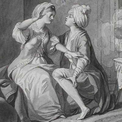 Milord Céton, 17-2 (Dessins pour les Voyages imaginaires) - Marillier