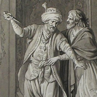 Milord Céton, 18-2 (Dessins pour les Voyages imaginaires) - Marillier