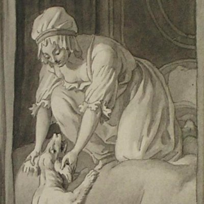 Voyage de campagne (Drawings for Voyages imaginaires) - Marillier