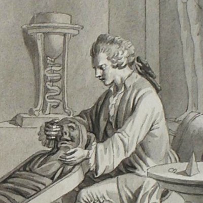 Sémiramis. Songe 10ème (Dessins pour les Voyages imaginaires) - Marillier