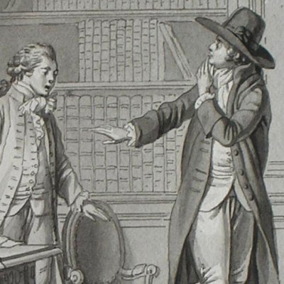 Le comte de Gabalis (Dessins pour les Voyages imaginaires) - Marillier