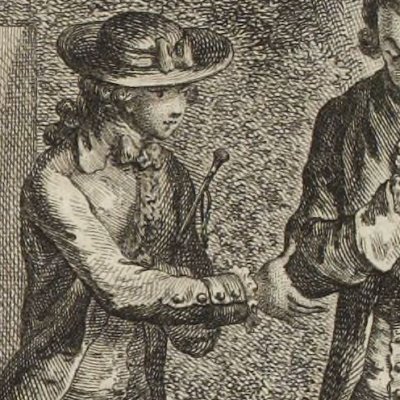 Edmond rêveur & Tiennette déguisée (Paysan perverti,  Esprit 1782, fig13) - Bine