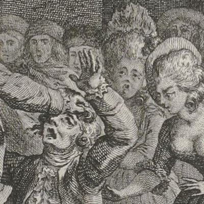 Edmond à Londres (Paysan perverti,  Esprit 1782, fig45) - Binet