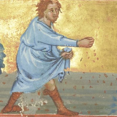Parabole du semeur (Sermons de Sully, ms Français 187)