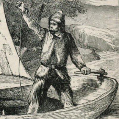 Robinson s’aventure hors de sa crique (Robinson Crusoe, Londres, 1863)