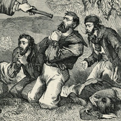 Les mutins vaincus (Robinson Crusoe, Londres, 1863)