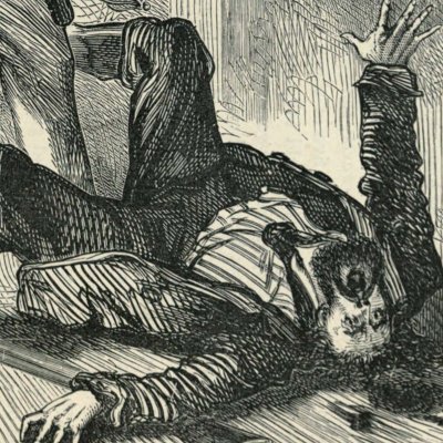 La mort du capitaine rebelle (Robinson Crusoe, Londres, 1863)
