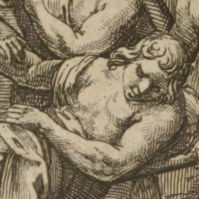 Damon sauvé de la noyade par un druide (L’Astrée 1633, III, 6) - Rabel
