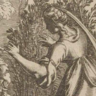 Delphire et Taumantes épiés par Diane (L’Astrée 1633, IV, 1) - Lasne