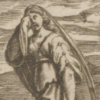 Silvandre évanoui secouru par Phillis (L’Astrée 1633, IV, 2) - Lasne