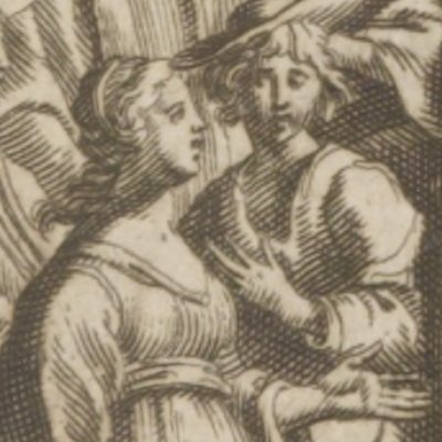 Le tribunal de Cloridamante (L’Astrée 1633, IV, 3) - Lasne