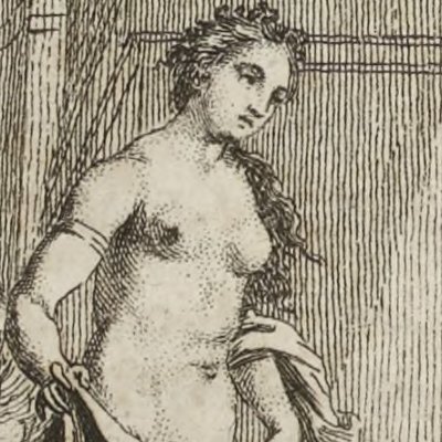 Astrée se dévoile à Céladon au temple de Vénus (L’Astrée, 1733, I, 4)