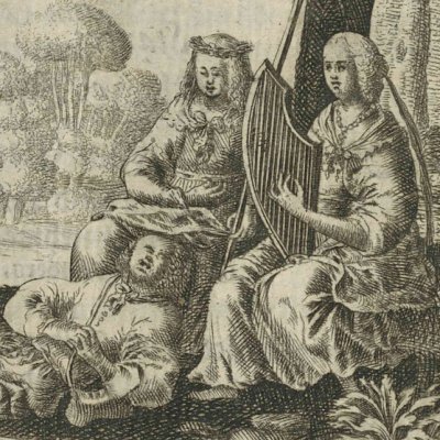 Tircis chante sa bergère disparue (dend hyrdinde Astrea, I, 1, 1645) - Petersen