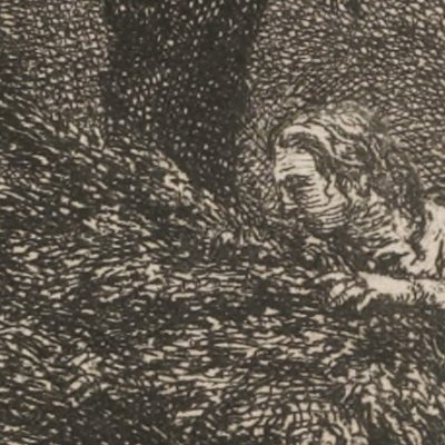 Silvandre surprend Céladon et Adamas (L’Astrée, 1733, II, 2) - Gravelot