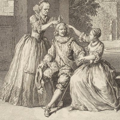 L’homme entre deux âges… (La Fontaine, Desaint et Saillant, 1755) - Oudry