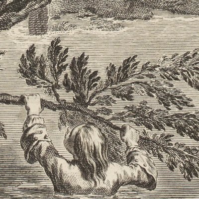 L’enfant et le maître d’école (La Fontaine, Desaint et Saillant, 1755) - Oudry