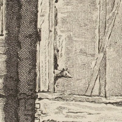 La belette entrée dans un grenier (La Fontaine, Desaint et Saillant, 1755) - Oud