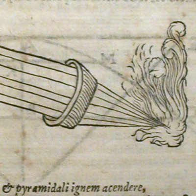 Miroir ardent (Giambattista Della Porta, Magiae naturalis libri XX, 1589, De catoptricis imaginibus)