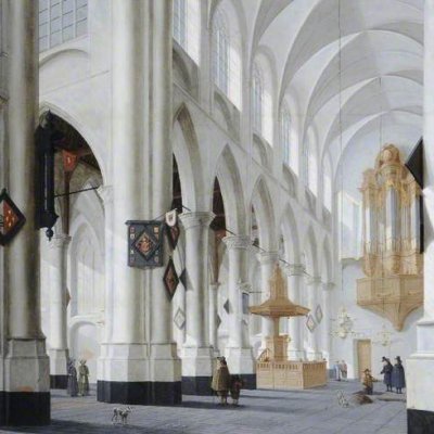 Intérieur d’église imaginaire - Daniël de Blieck