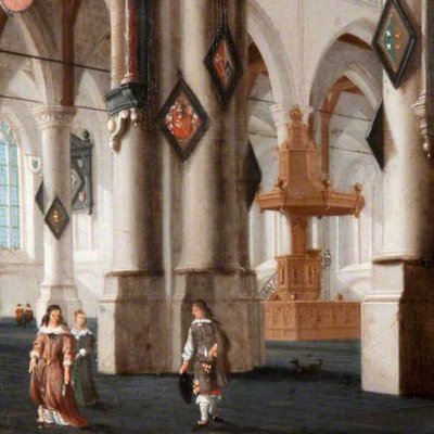 Intérieur d’église gothique imaginaire - Daniël de Blieck