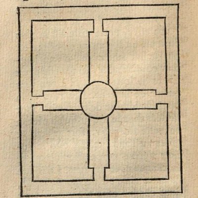 Plan de la ville de Sassdoorptswangeanti (Les hommes volans, 1763)